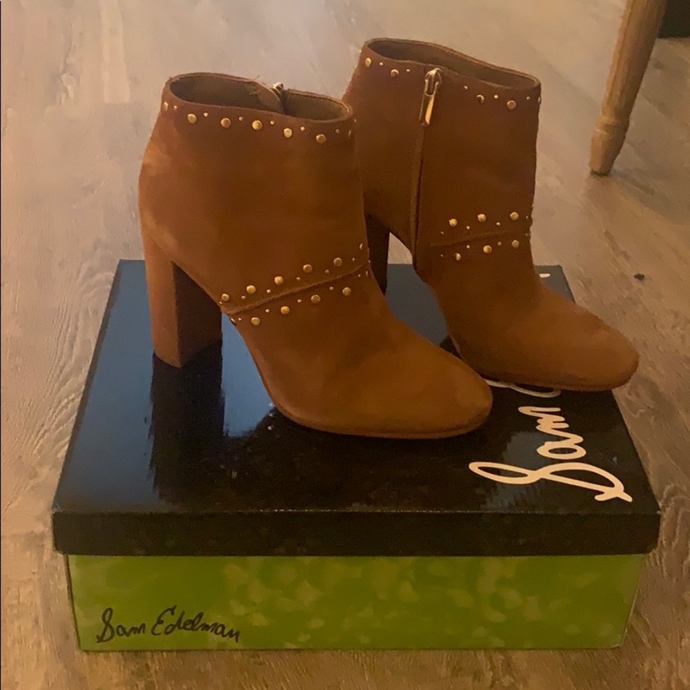 Sam Edelman cognac bootie